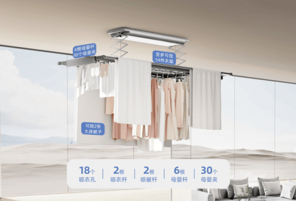 衣体验——衣被同晒才是真爱智能晾衣架:盼盼重新定义晾(图4) 衣体验——衣被同晒才是真爱智能晾衣架:盼盼重新定义晾(图4)